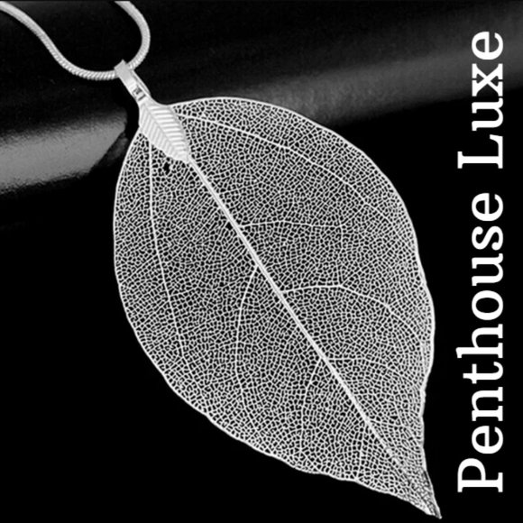 FINAL RESTOCK!! Natural Leaf Necklace - Picture 4 of 8